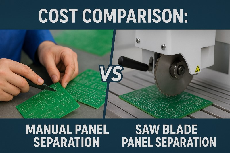 Cost Comparison: Manual vs Saw Blade Depaneling