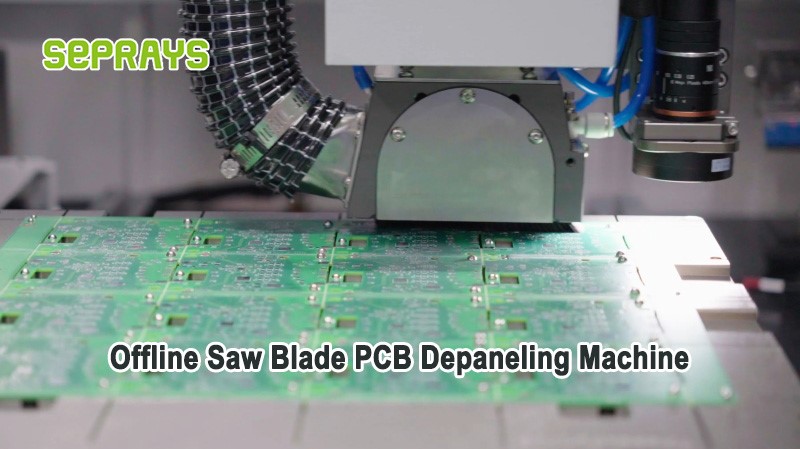 Offline Saw Blade PCB Depaneling Machine