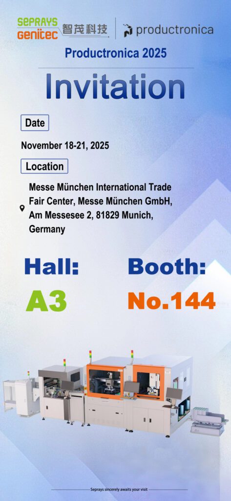 Seprays to Exhibit at Productronica 2025 in Munich