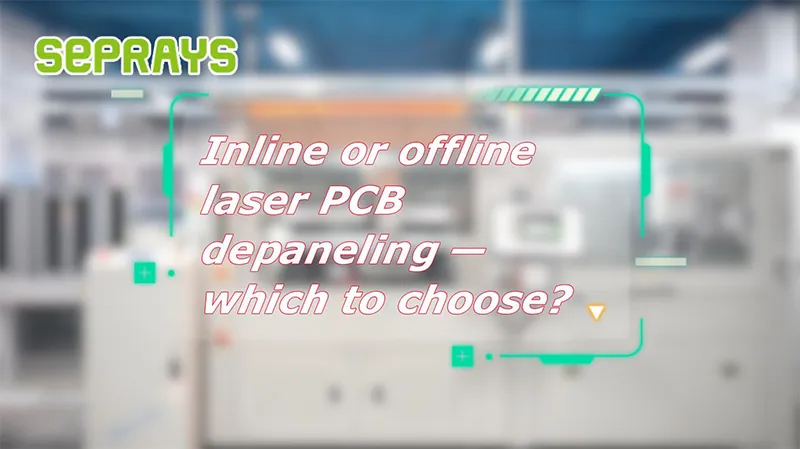 Inline or Offline Laser PCB Depaneling — Which to Choose