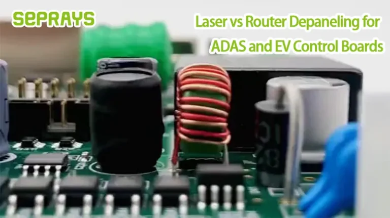 Laser vs Router Depaneling for ADAS and EV Control Boards