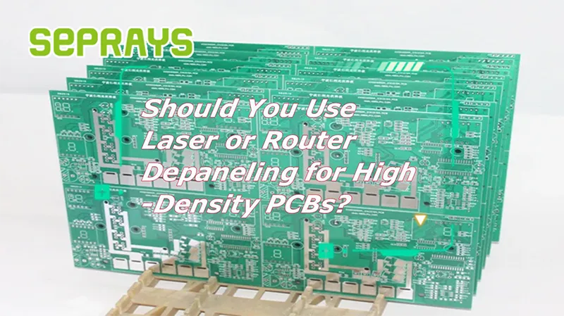 Should You Use Laser or Router Depaneling for High-Density PCBs