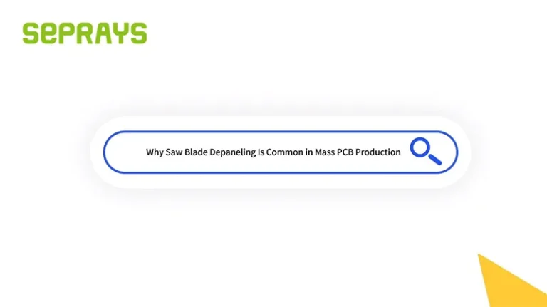 Why Saw Blade Depaneling Is Common in Mass PCB Production