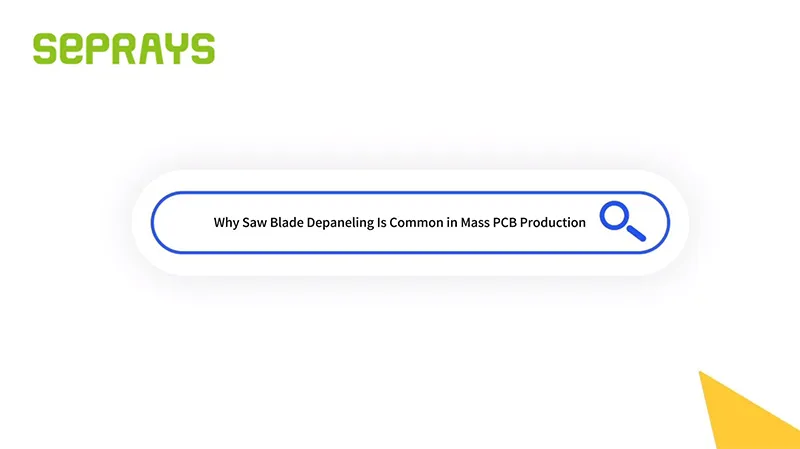 Why Saw Blade Depaneling Is Common in Mass PCB Production