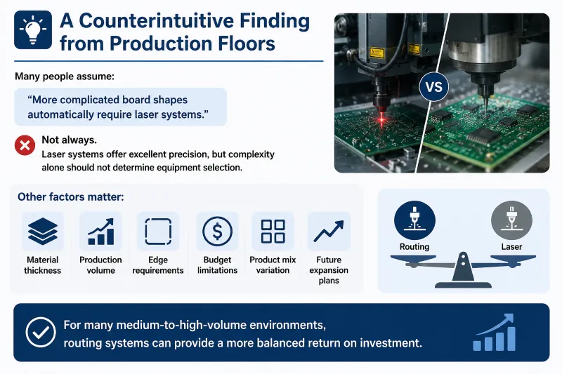 A Counterintuitive Finding from Production Floors