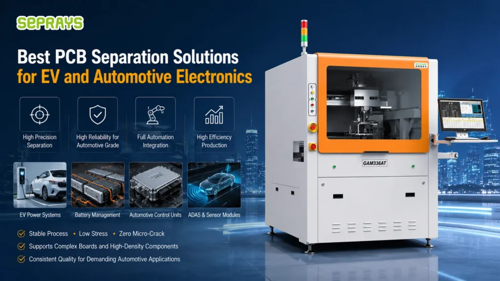 Best PCB Separation Solutions for EV and Automotive Electronics