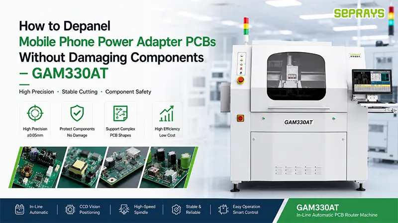 How to Depanel Mobile Phone Power Adapter PCBs Without Damaging Components – GAM330AT