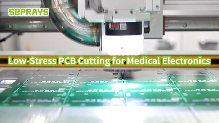 Low-Stress PCB Cutting for Medical Electronics