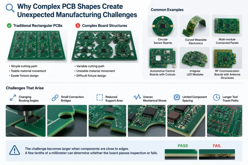 Why Complex PCB Shapes Create Unexpected Manufacturing Challenges