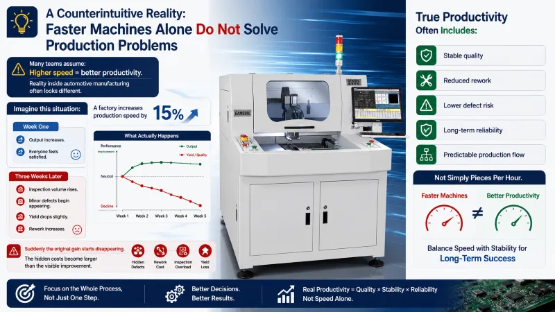 Faster Machines Alone Do Not Solve Production Problems