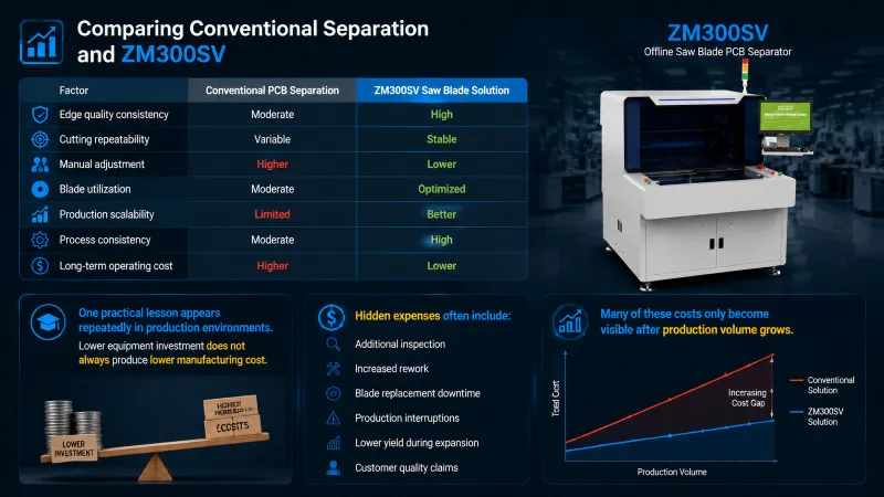 Comparing Conventional Separation and ZM300SV