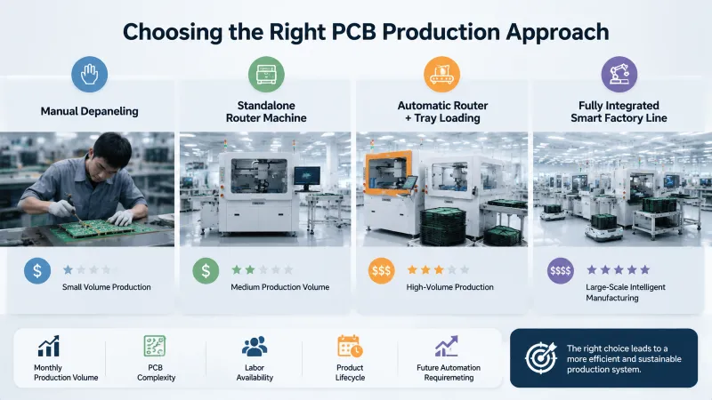 Comparing Different PCB Production Approaches