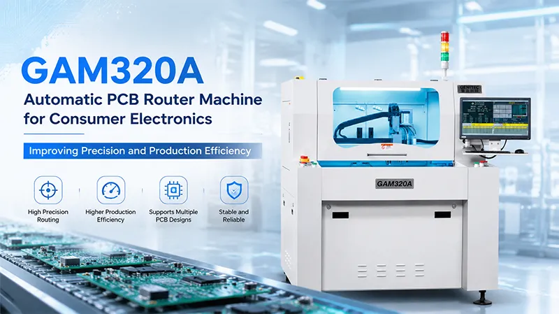 GAM320A Automatic PCB Router Machine for Consumer Electronics