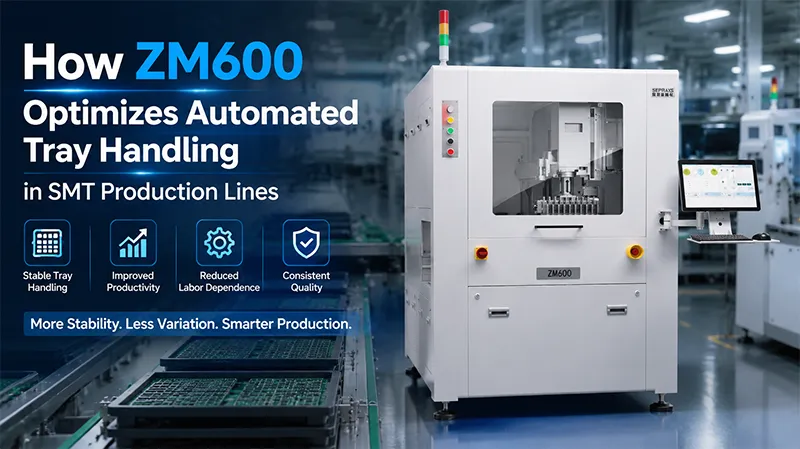 How ZM600 Optimizes Automated Tray Handling in SMT Production Lines
