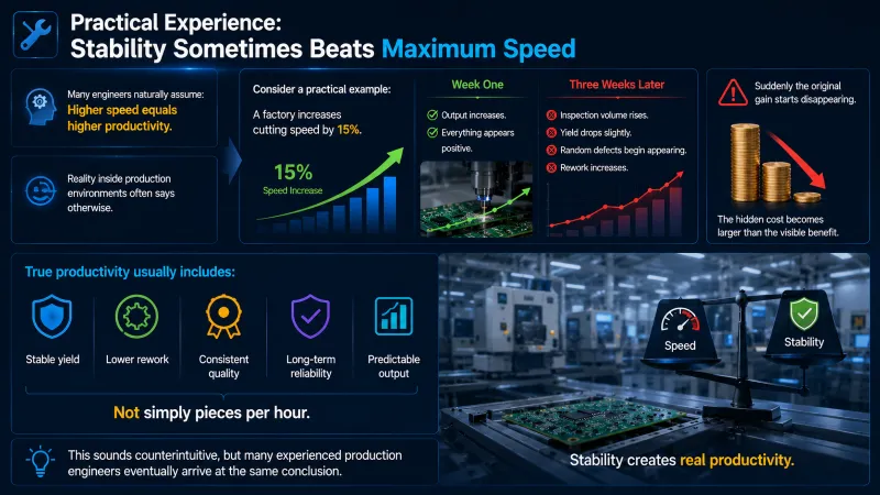 Stability Sometimes Beats Maximum Speed