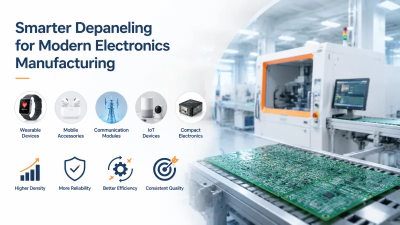 Why Consumer Electronics Manufacturing Needs Smarter Depaneling