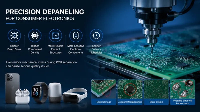 Why Consumer Electronics Require More Precise PCB Depaneling
