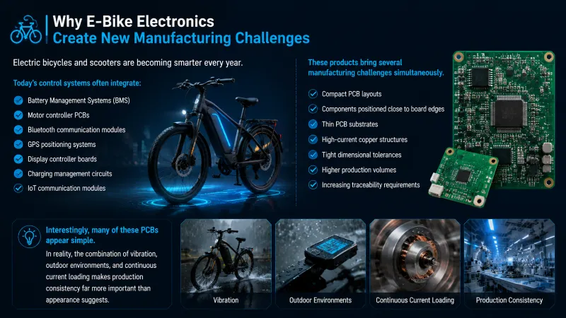 Why E-Bike Electronics Create New Manufacturing Challenges