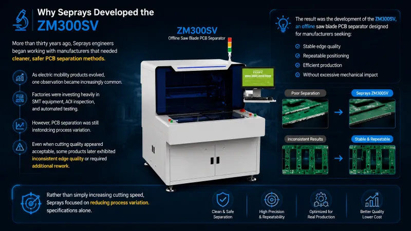 Why Seprays Developed the ZM300SV