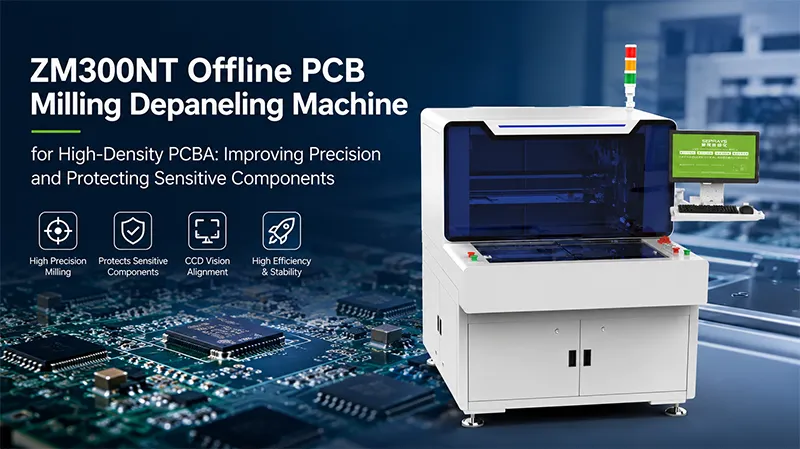 ZM300NT Offline PCB Milling Depaneling Machine for High-Density PCBA