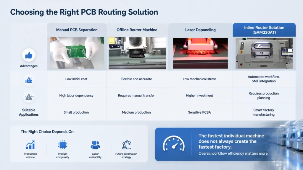 GAM330AT Compared with Traditional PCB Routing Methods