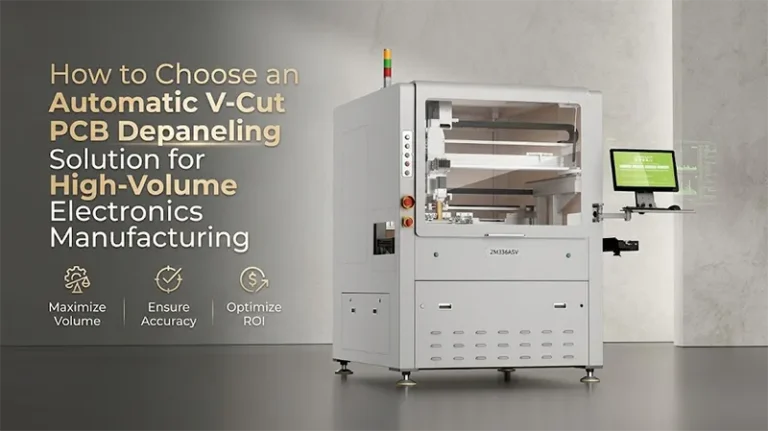 How to Choose an Automatic V-Cut PCB Depaneling Solution for High-Volume Electronics Manufacturing