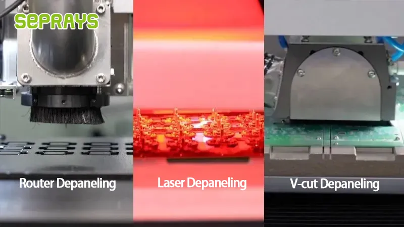Router Depaneling, Laser Depaneling and V-cut_Depaneling