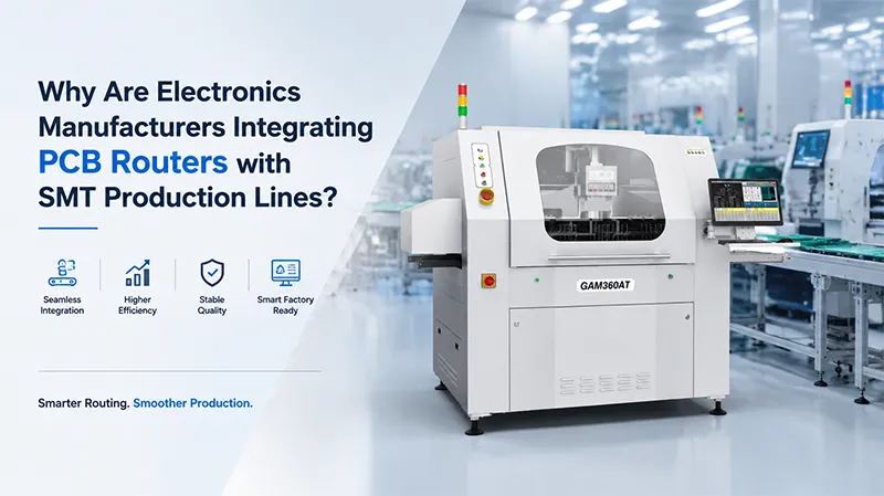 Why Are Electronics Manufacturers Integrating PCB Routers with SMT Production Lines