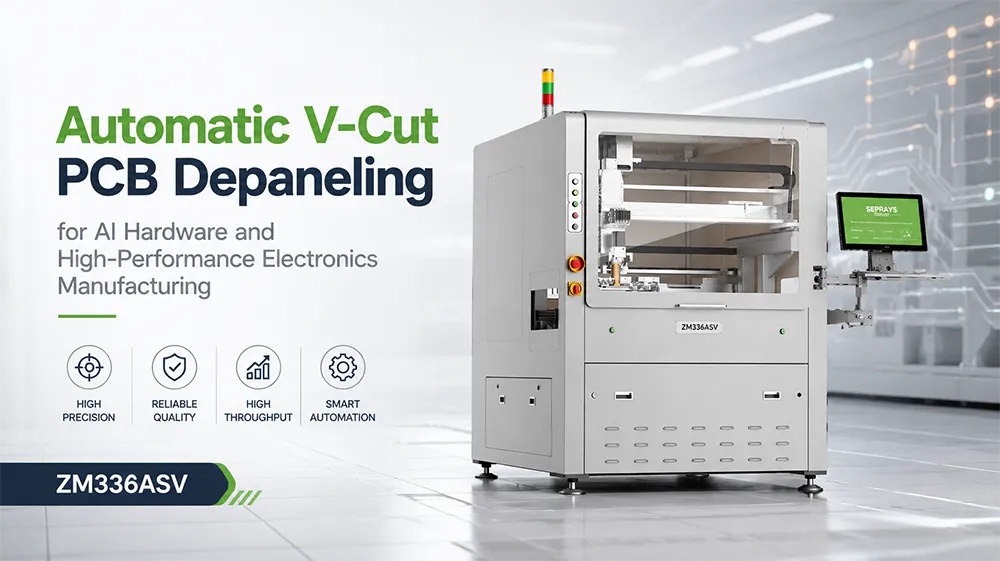 Automatic V-Cut PCB Depaneling for AI Hardware and High-Performance Electronics Manufacturing