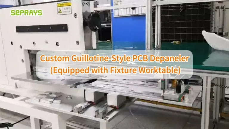 Custom PCB Depaneler for Safer Production A Real-World Customer Application