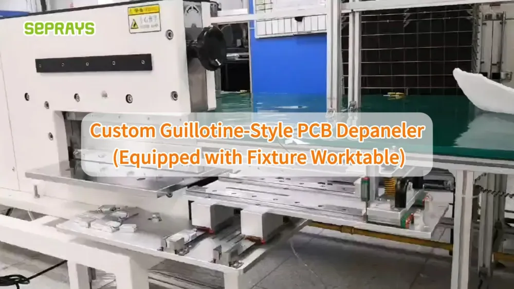 Custom PCB Depaneler for Safer Production A Real-World Customer Application