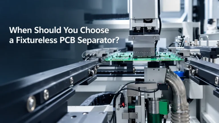 When Should You Choose a Fixtureless PCB Separator