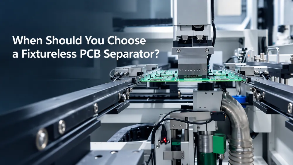 When Should You Choose a Fixtureless PCB Separator