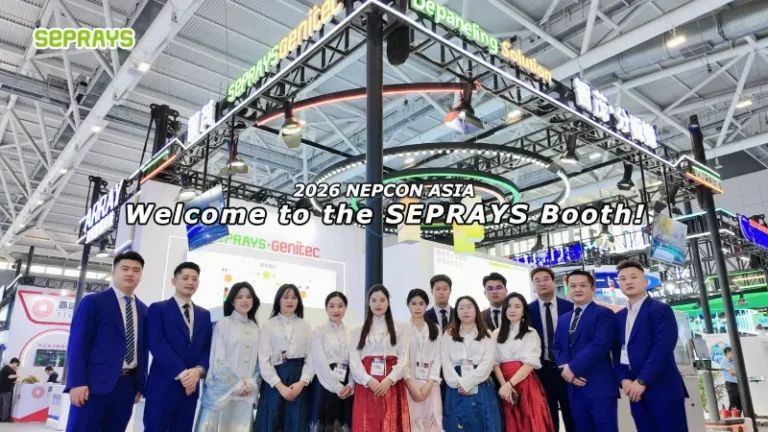 SEPRAYS at NEPCON ASIA 2026 Connecting Through PCB Depaneling and Automation